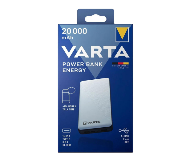 Varta Power Bank Energy 20000mAh - 1456652 - zdjęcie